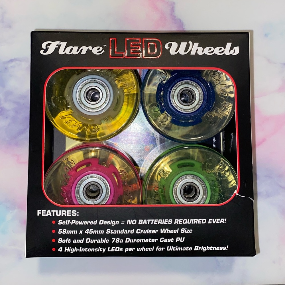 FLARE LED WHEELS SKATEBOARD CO